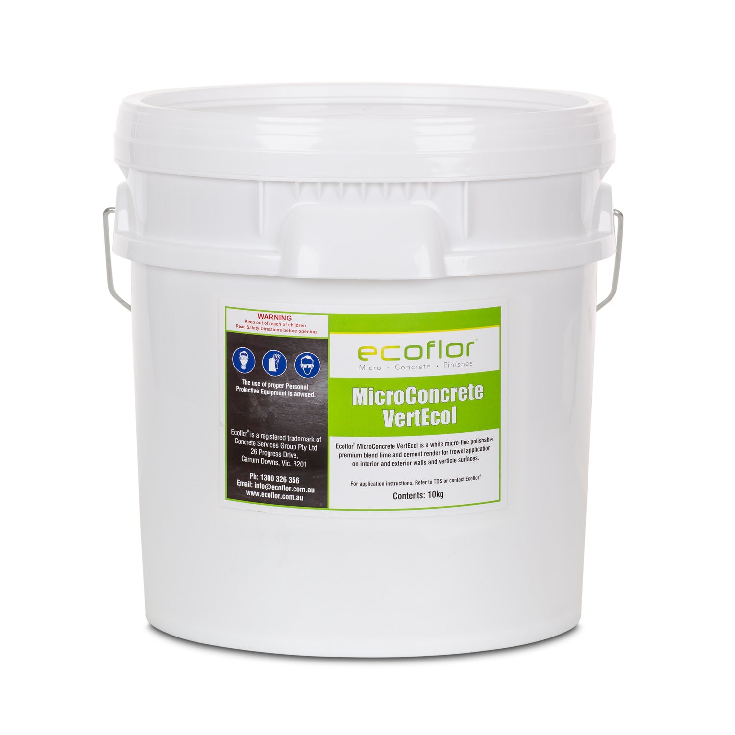 Ecoflor® MicroConcrete VertEcol 10KG