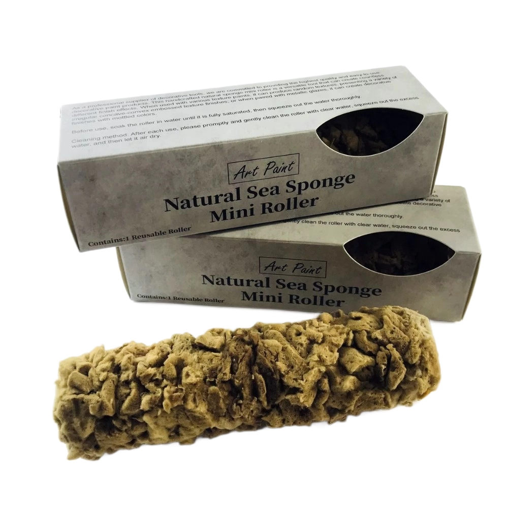 Natural Sea Sponge Mini Roller | 6